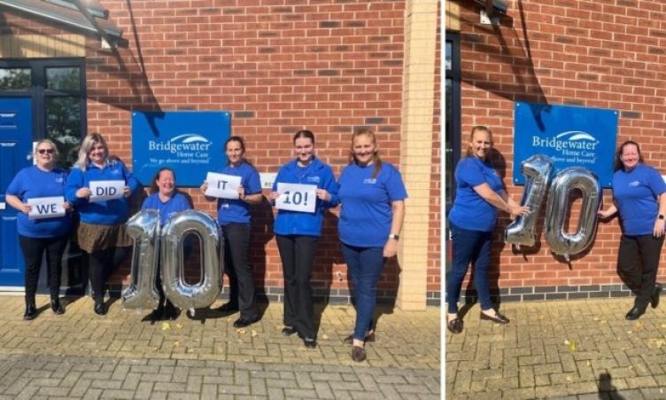 Bridgewater Home Care in Wigan receives outstanding ‘perfect 10’ score