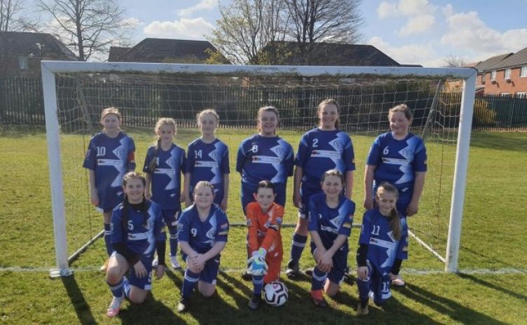 X-Press Legal Services sponsors new kit for grassroots girls football team