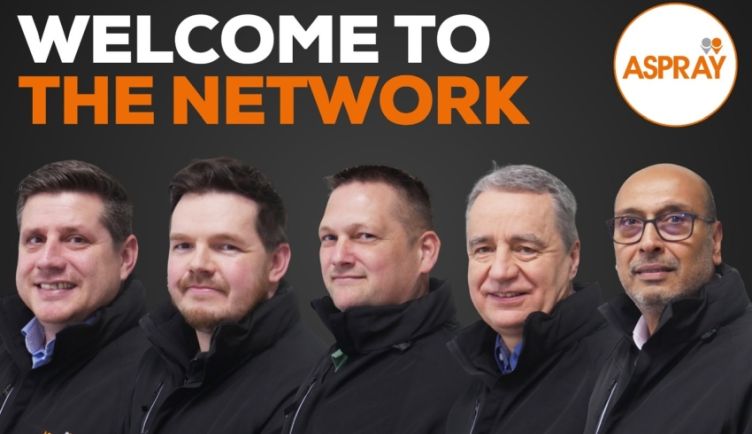 Five new franchisees join the Aspray network