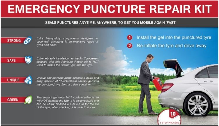 Introducing Puncturesafe’s Emergency Puncture Repair Kit