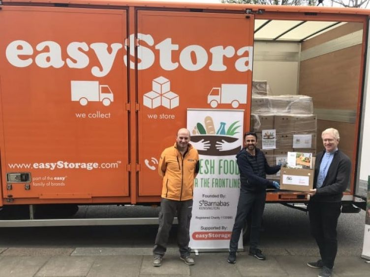 easyStorage helped deliver fruit and veg during COVID-19 crisis