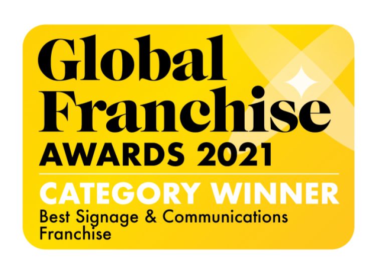 FASTSIGNS wins at the Global Franchise Awards 2021