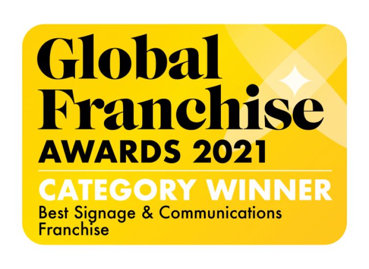 FASTSIGNS wins at the Global Franchise Awards 2021