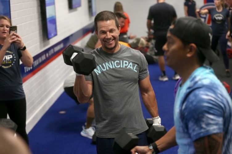 Mark Wahlberg inaugurates F45 Training Miramar Base MCAS