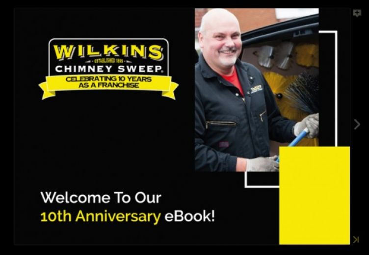 Wilkins Chimney Sweep celebrates 10 years as a franchise with commemorative ebook 