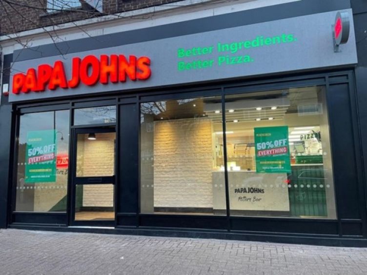 Papa John’s unveils new Potters Bar branding