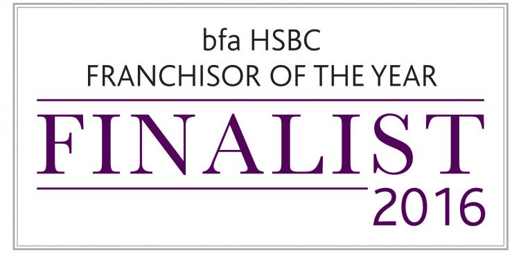 We’re Shortlisted For The Prestigious BFA Franchisor Of The Year Award