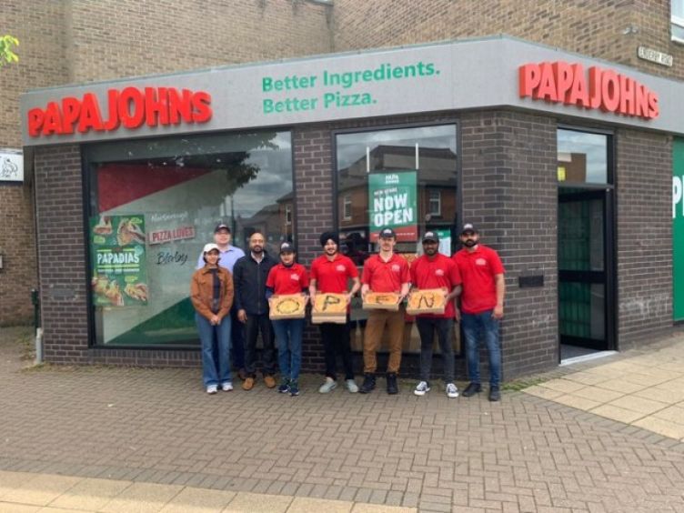 Leicester enjoys a taste of Papa John’s