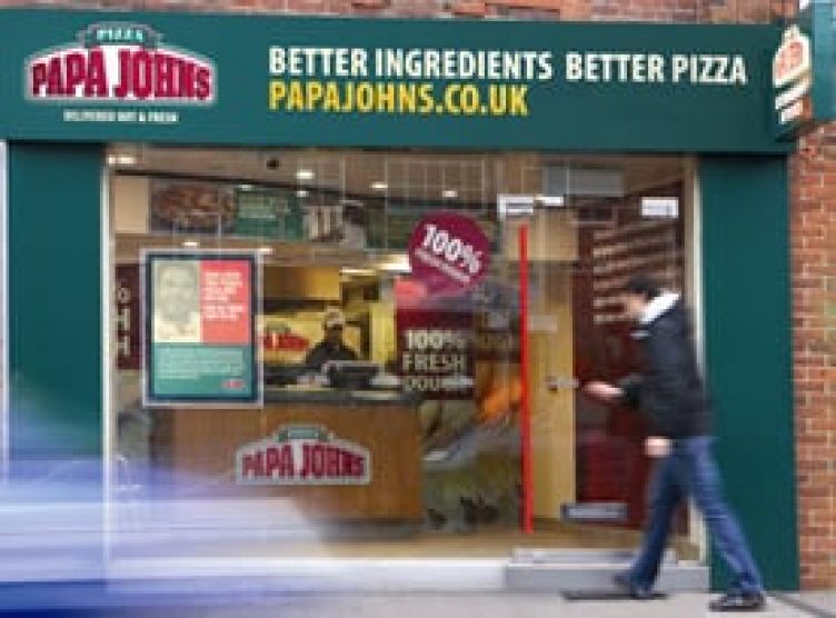 PAPA JOHNS INCENTIVE SCHEME RESULTS IN 20 NEW UK STORES