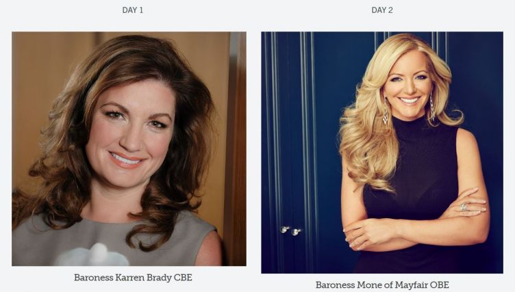 Baroness Karren Brady and Lady Michelle Mone to headline Women in Business Expo 2019
