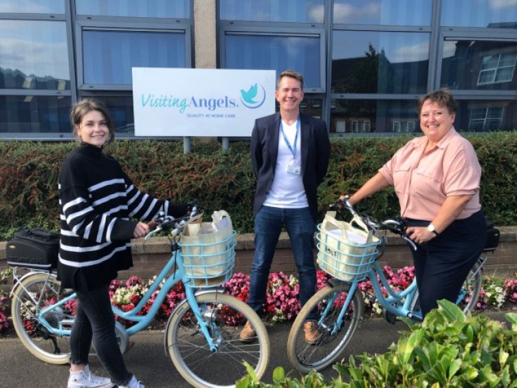 Pedal power puts Visiting Angels caregivers in the driving seat