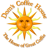 Dom’s Coffee House Logo