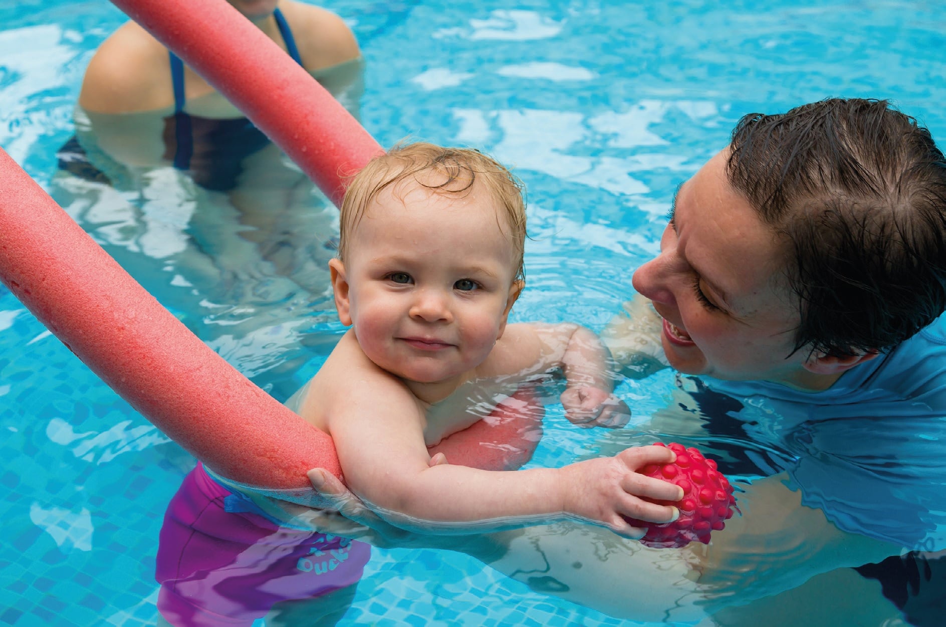 Baby in pool